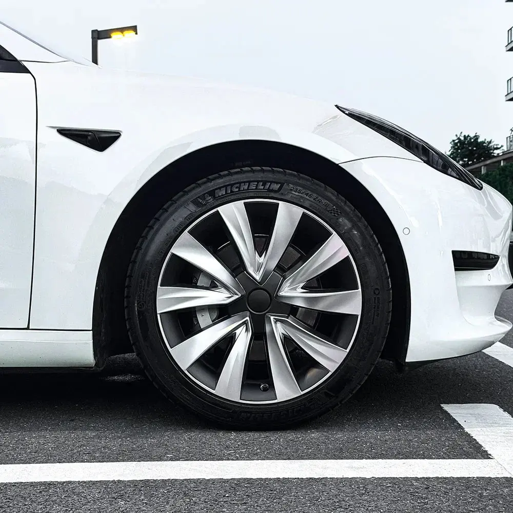 Replacement Helix 2.0 Style Wheels Cover Hubcap For Tesla Model 3 2017–2023 18'' Aero Wheels (1 Or 2 Pcs) 1