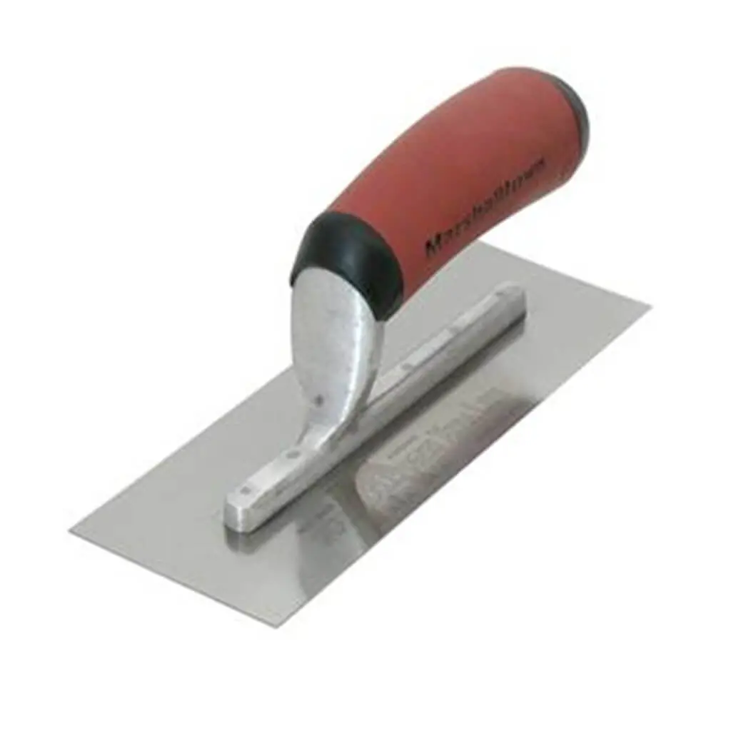 Marshalltown 13106 8 In. X 3 In. Curved Handle Stainless Steel Midget Trowel 1