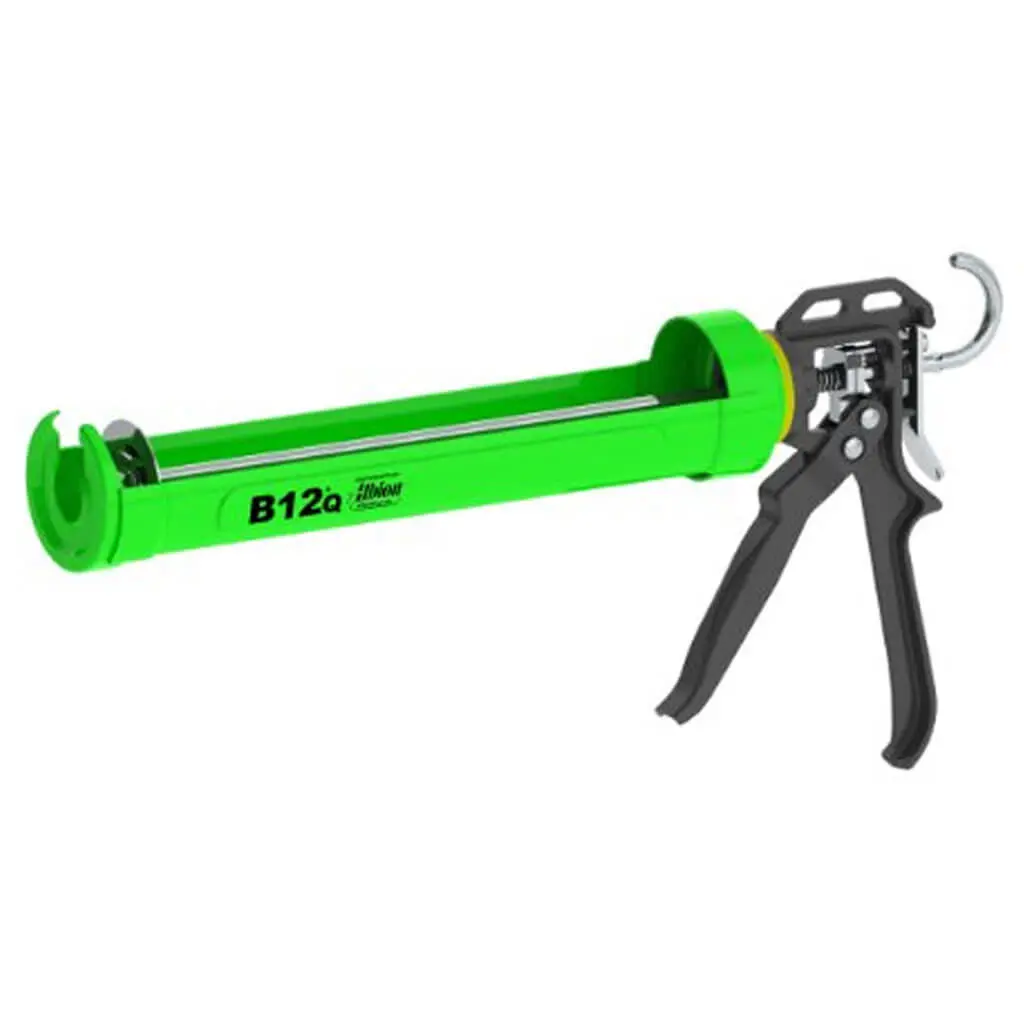 Albion B12q 900Ml Single 12:1 Drive Green Metal Cartridge Manual Caulking Sealant Gun 1