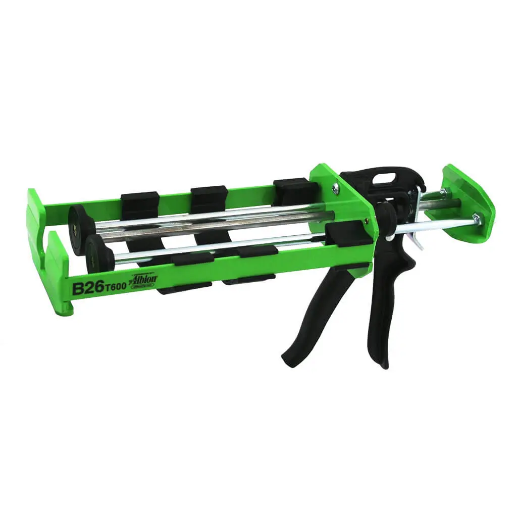 Albion B26t600 150Ml/300Ml Twin 26:1 Drive 1:1/2:1 Mix Metal Cartridge Multi-Component Manual Epoxies/Adhesive Gun 1
