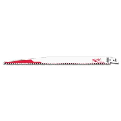 Milwaukee 48-01-6037 12 In. 5 Tpi Sawzall Nail Embedded Wood Reciprocating Saw Blade (50-Pack) 1