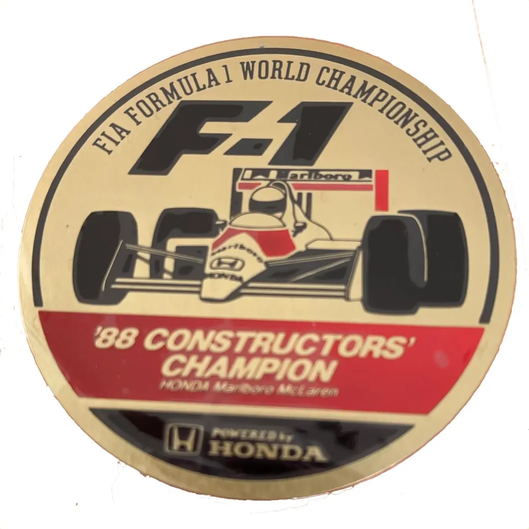 1988 Constructors Champions - Metal Badge 1