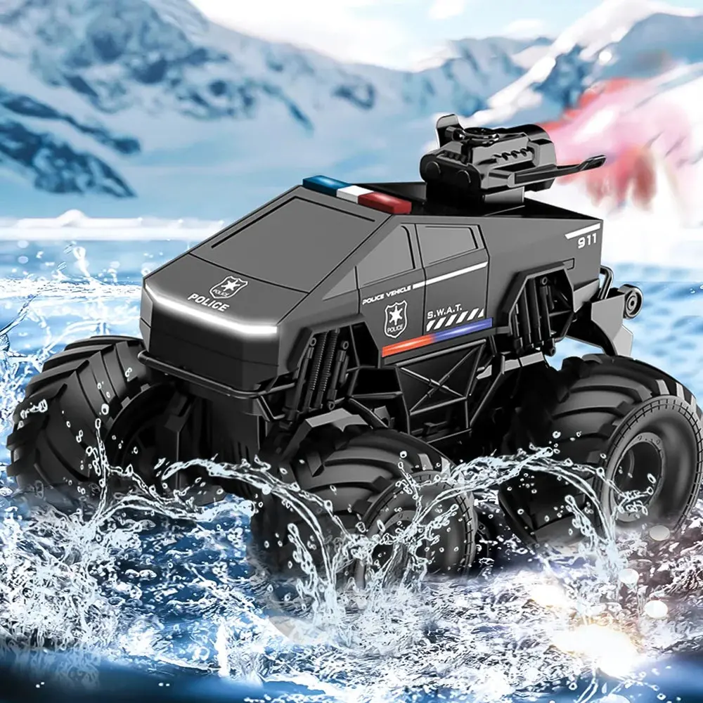 1:20 Scale Cybertruck-Inspired Amphibious Rc Toy Car — 4Wd Off-Road All-Terrain Truck 1