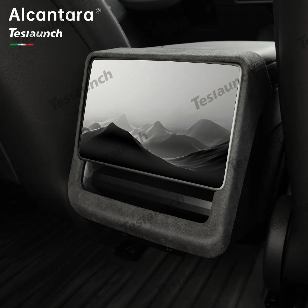 Alcantara Rear Ac Vent Cover For 2024+ Model 3 Highland 1