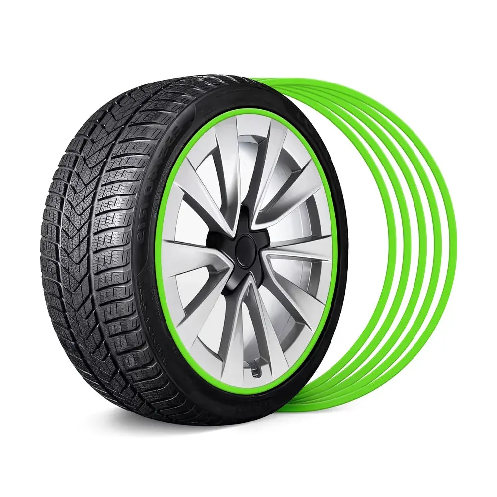 Aluminum Alloy Wheel Rim Protector- Fits All Cars (5Pcs) 22