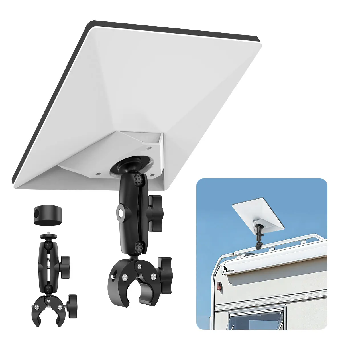 2025 New Version Adjustable Clamp Mount Kit For Starlink Mini 1