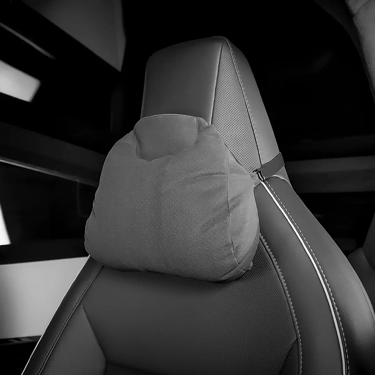 Alcantara Neck Support Pillow For Tesla Cybertruck 1