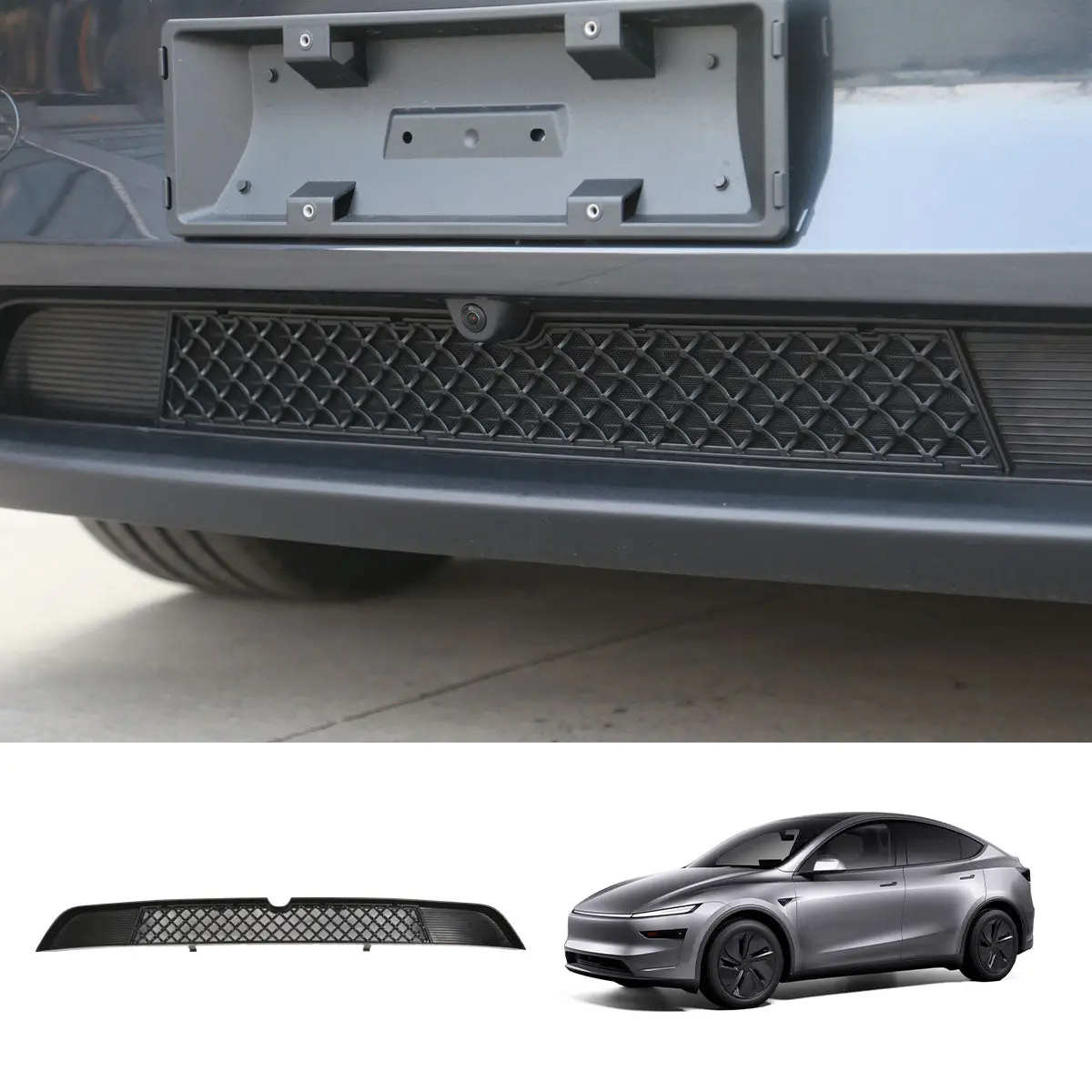 Front Bumper Bug Protection Mesh Grill For Tesla Model Y Juniper 2025+ 1