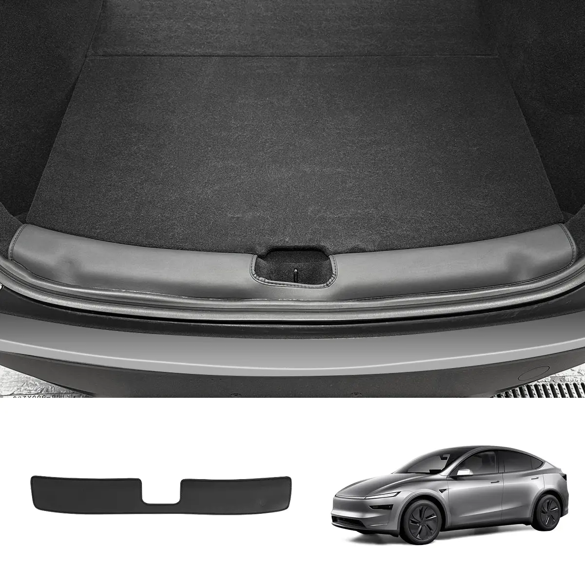 Napa Leather Trunk Sill Guard – Premium Protection For Tesla Model Y Juniper 2025+ 1