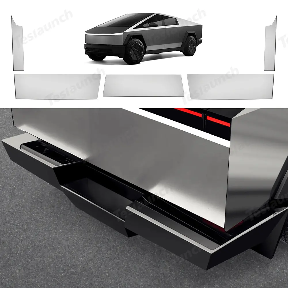 Rear Bumper Protectors For Cybertruck 2