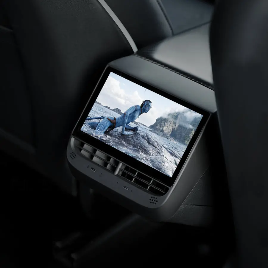 Model 3/Y 7" Rear Entertainment And Climate Control Touch Screen Display H7 1