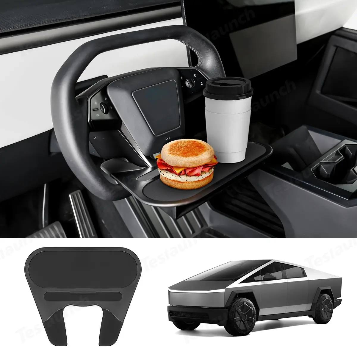 Steering Wheel Tray For Cybertruck 1