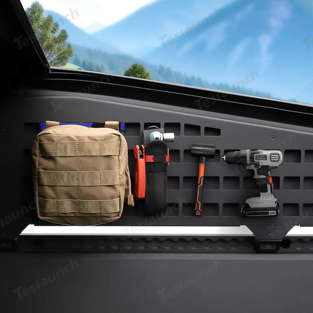Reusable Hook And Loop Fastening Straps For Cybertruck 1