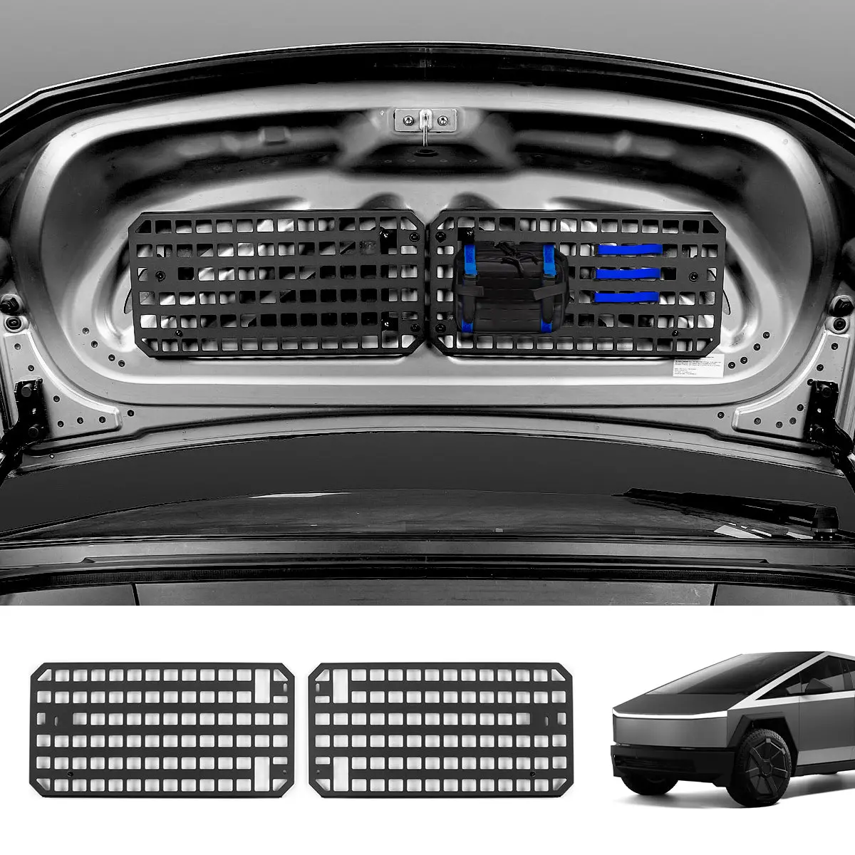 Frunk Molle Panels Organizer For Tesla Cybertruck 1