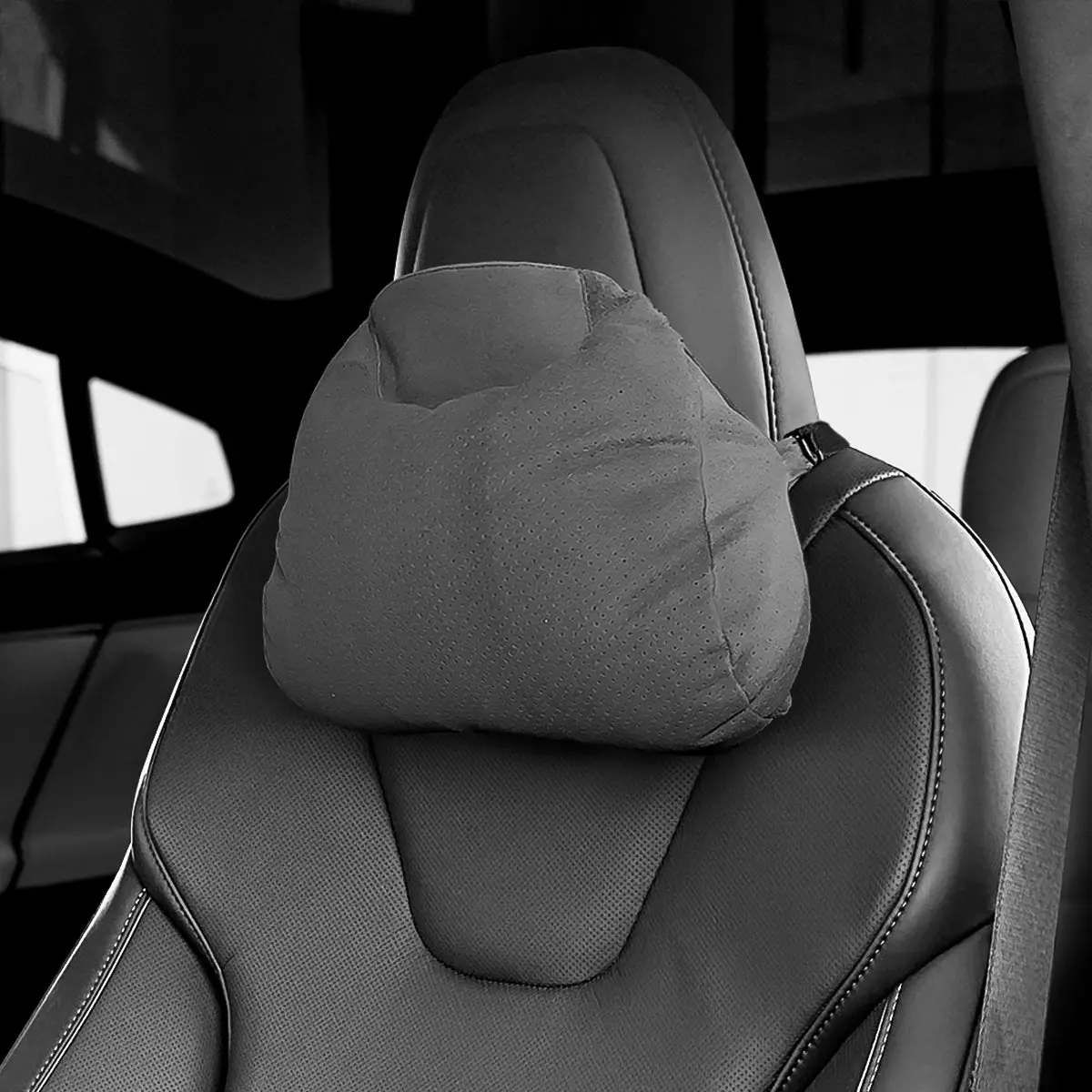 Alcantara Neck Support Pillow For Tesla Model S/X 1
