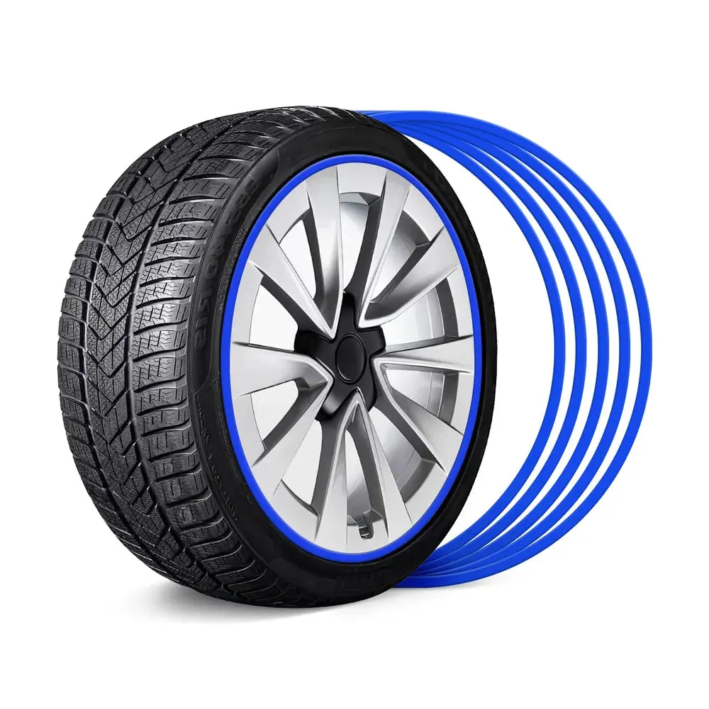 Aluminum Alloy Wheel Rim Protector- Fits All Cars (5Pcs) 24