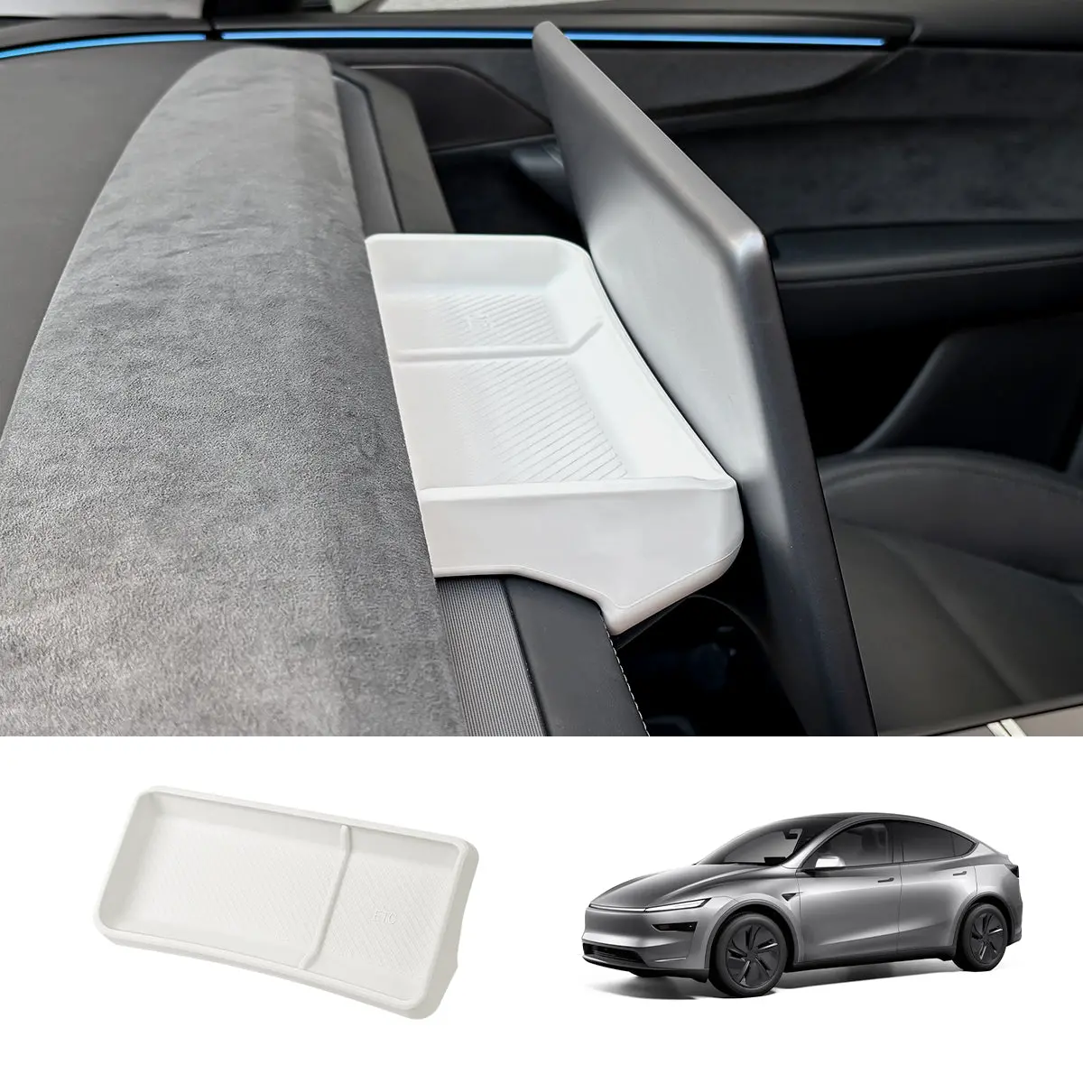 Silicone Dashboard Storage Box For Tesla Model Y Juniper 2025+ 1