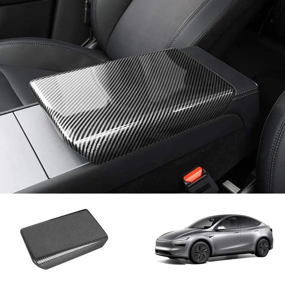 Abs Center Console Armrest Cover For Tesla Model Y Juniper 2025+ 1