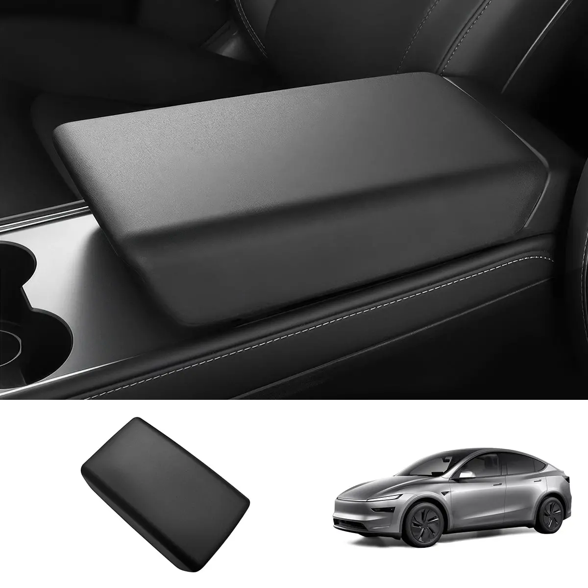 Tpe Center Console Armrest Cover For Tesla Model Y Juniper 2025+ 2