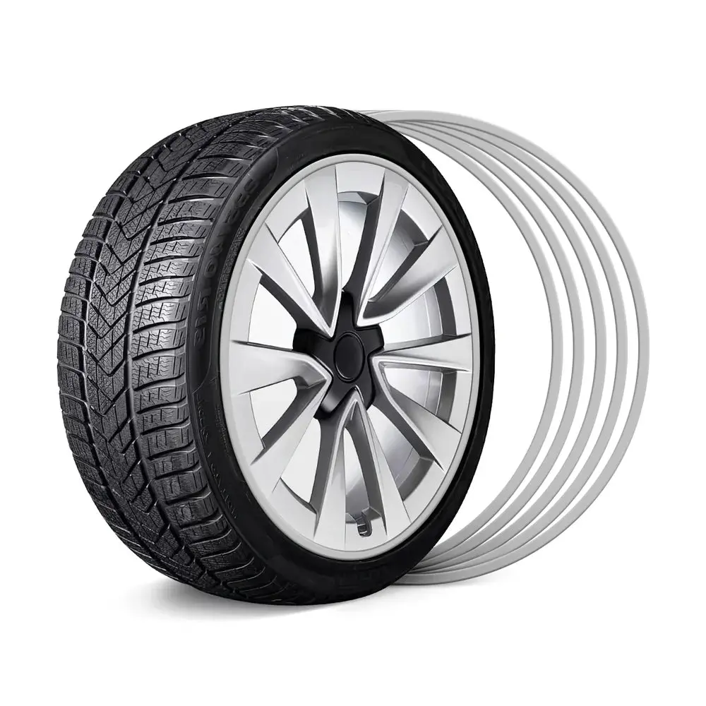 Aluminum Alloy Wheel Rim Protector- Fits All Cars (5Pcs) 28