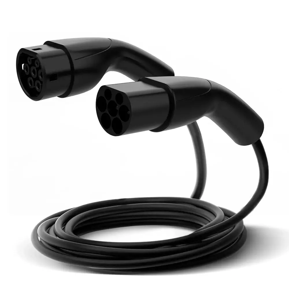 Type 2 Female To Male Plug Iec62196 Adapter Charging Station Ev Charger Cable (Type 2 To Type 2 Ev Charging Cable) 1