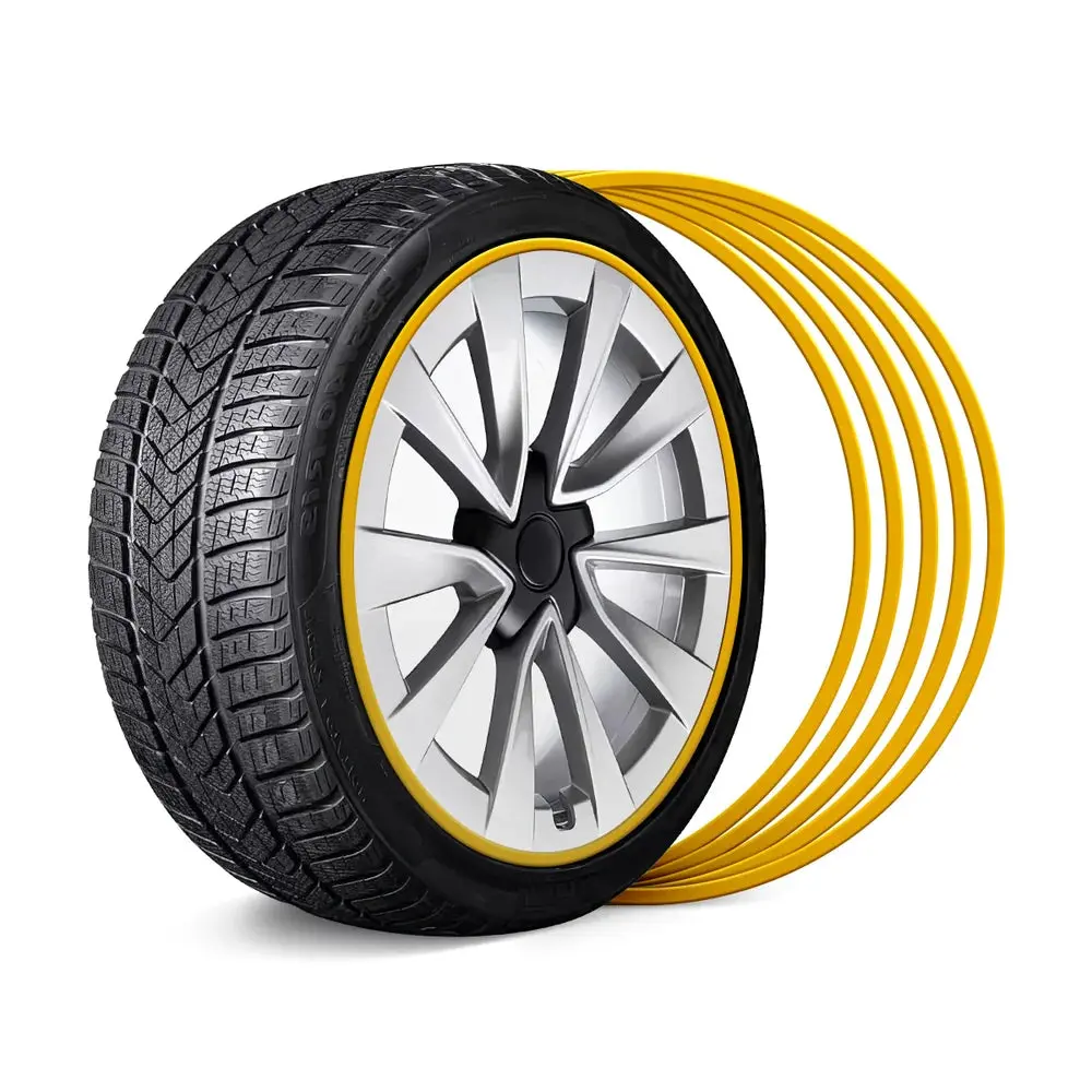 Aluminum Alloy Wheel Rim Protector- Fits All Cars (5Pcs) 21