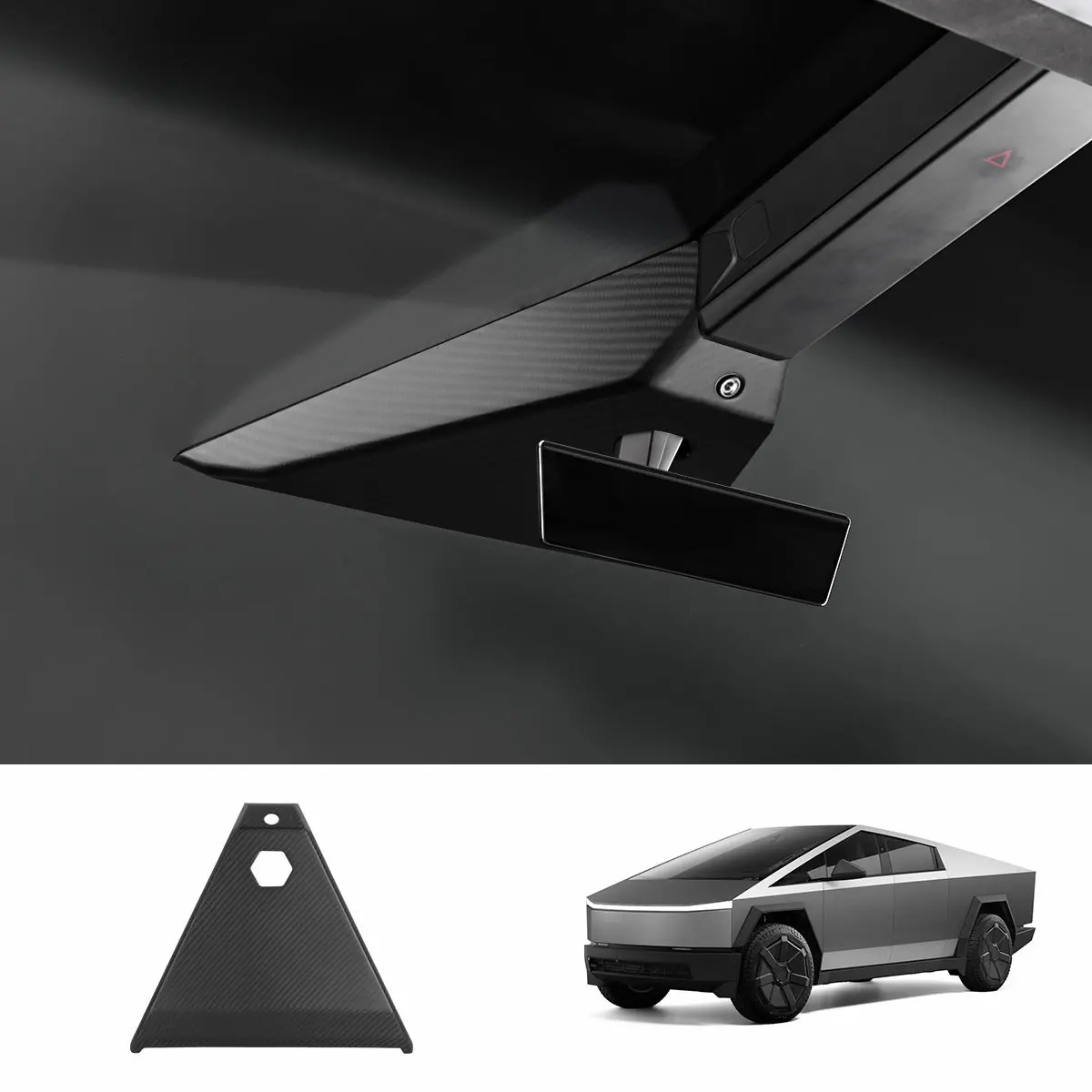 [Real Carbon Fiber] Cabin Camera Trim Cover For Tesla Cybertruck 2