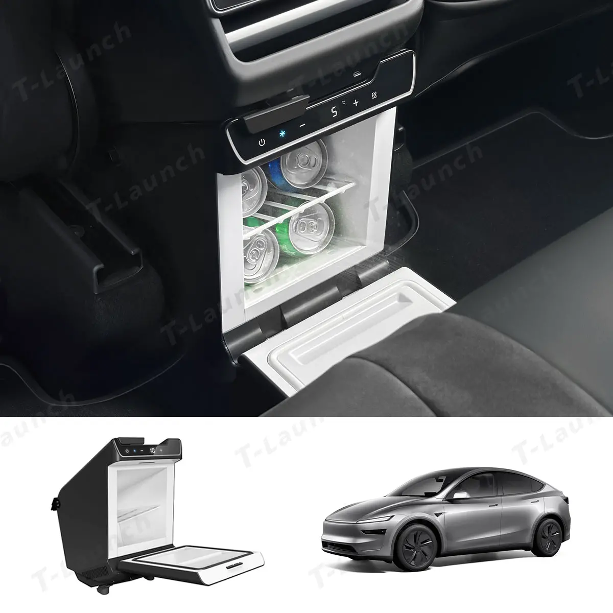 Rear Seat Refrigerator For 2026 Model Y Juniper 1