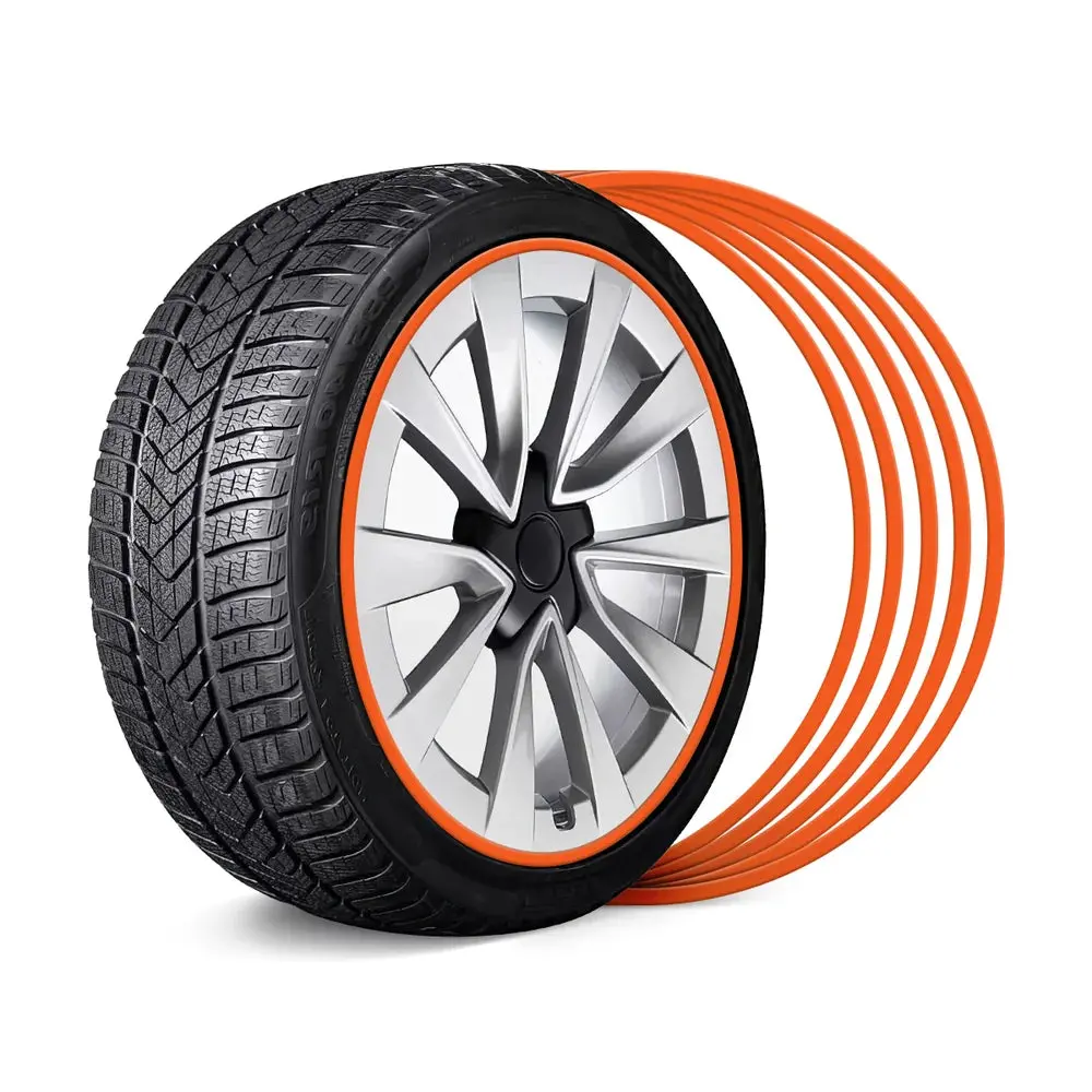 Aluminum Alloy Wheel Rim Protector- Fits All Cars (5Pcs) 27