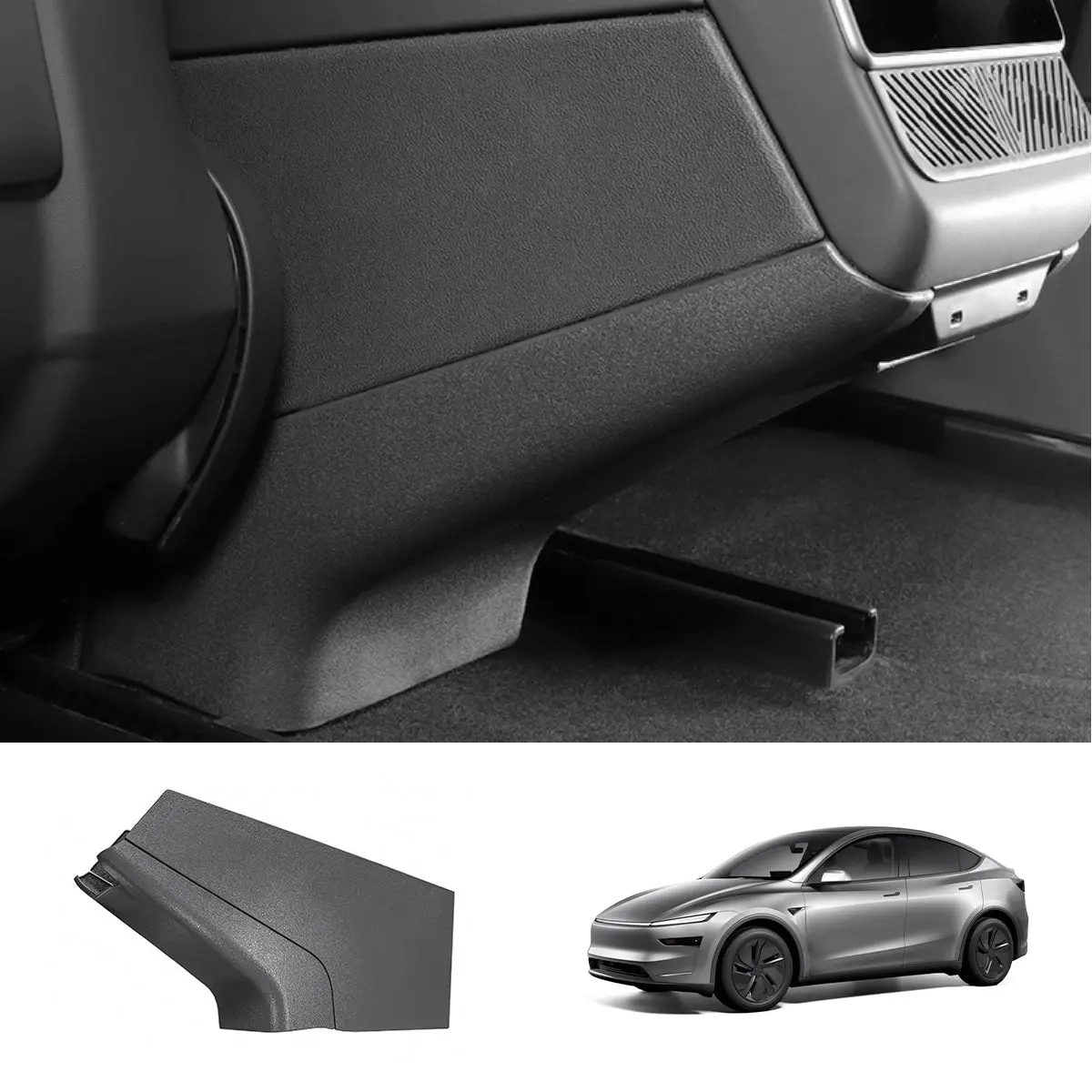 Abs Rear Center Console Protection Cover For Tesla Model Y Juniper 2025+ 3