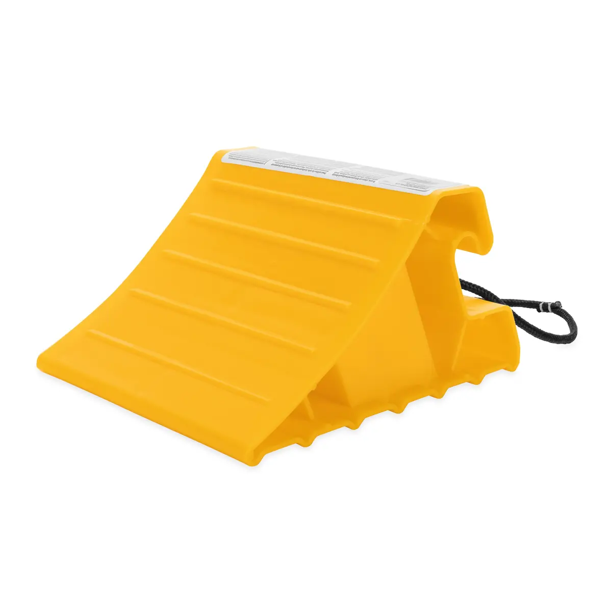 Super Wheel Chock With Rope, Yellow, Pdq (E/F) 1