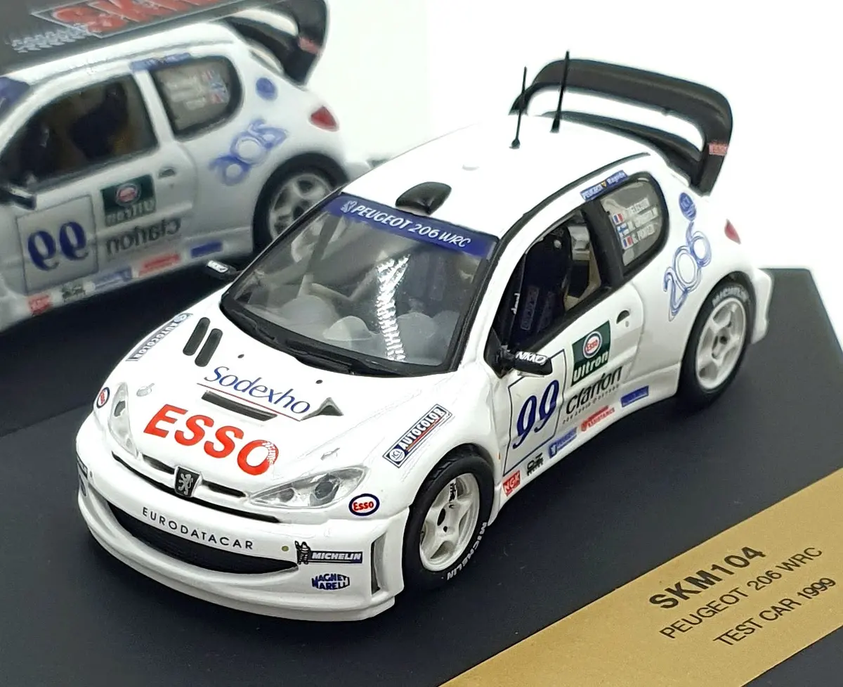 Skid 1/43 Scale Skm104 - Peugeot 206 Wrc #99 Test Car 1999 1