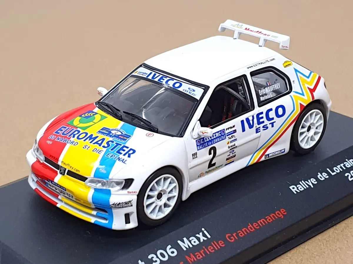 Altaya 1/43 Scale P30607 - Peugeot 306 Maxi #2 Rallye De Lorraine 2007 1