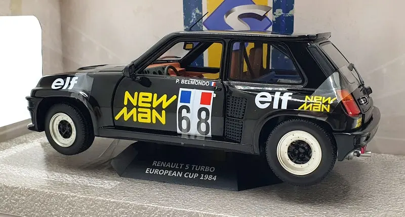 Solido 1/18 Scale Diecast S1801312 - Renault 5 Turbo #68 European Cup 1984 Black 2