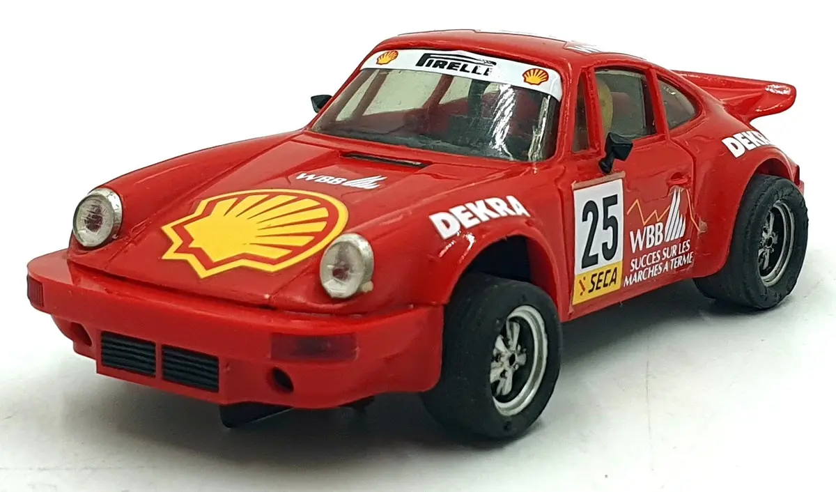 Matchbox Scx 1/32 Scale Slot Car 83590 - Porsche 911 #25 "Shell" 1