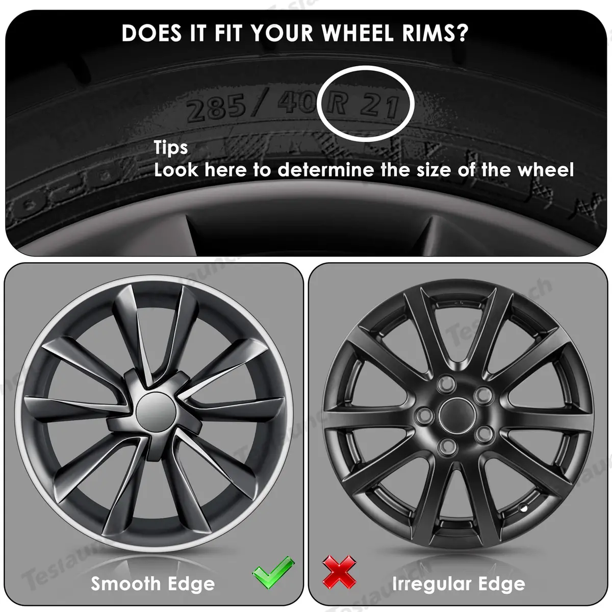 Aluminum Alloy Wheel Rim Protector- Fits All Cars (5Pcs) 10
