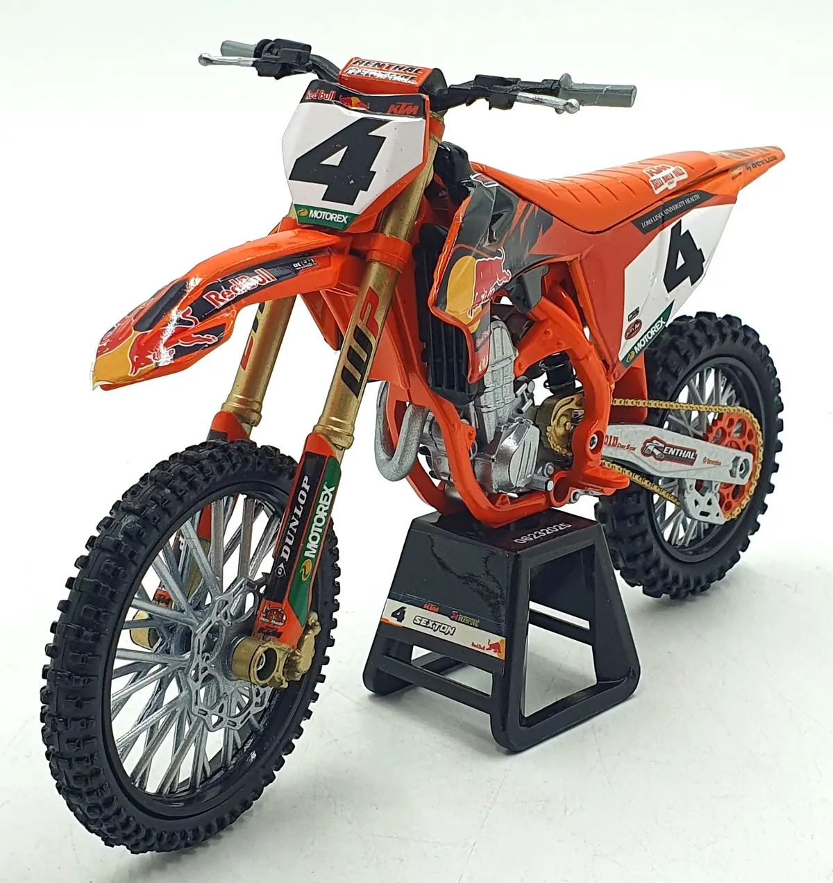 Newray 1/12 Scale 58473 - Ktm 450 Sx-F #4 Motorbike - Sexton 1