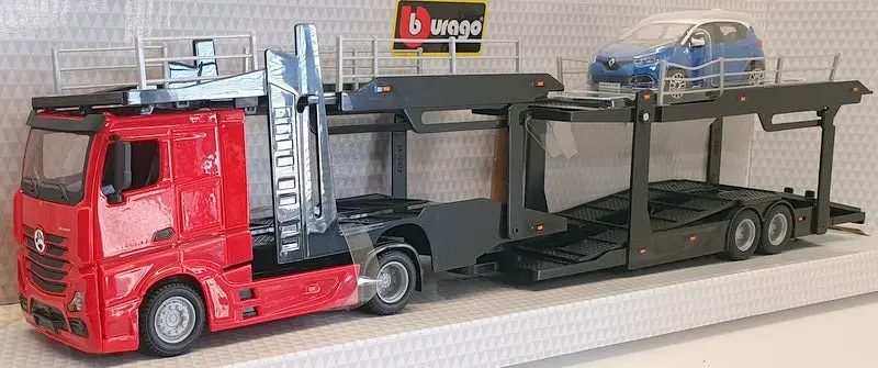 Burago 1/43 Scale 1831456 - Mercedes Benz Actros Multicar Carrier 1