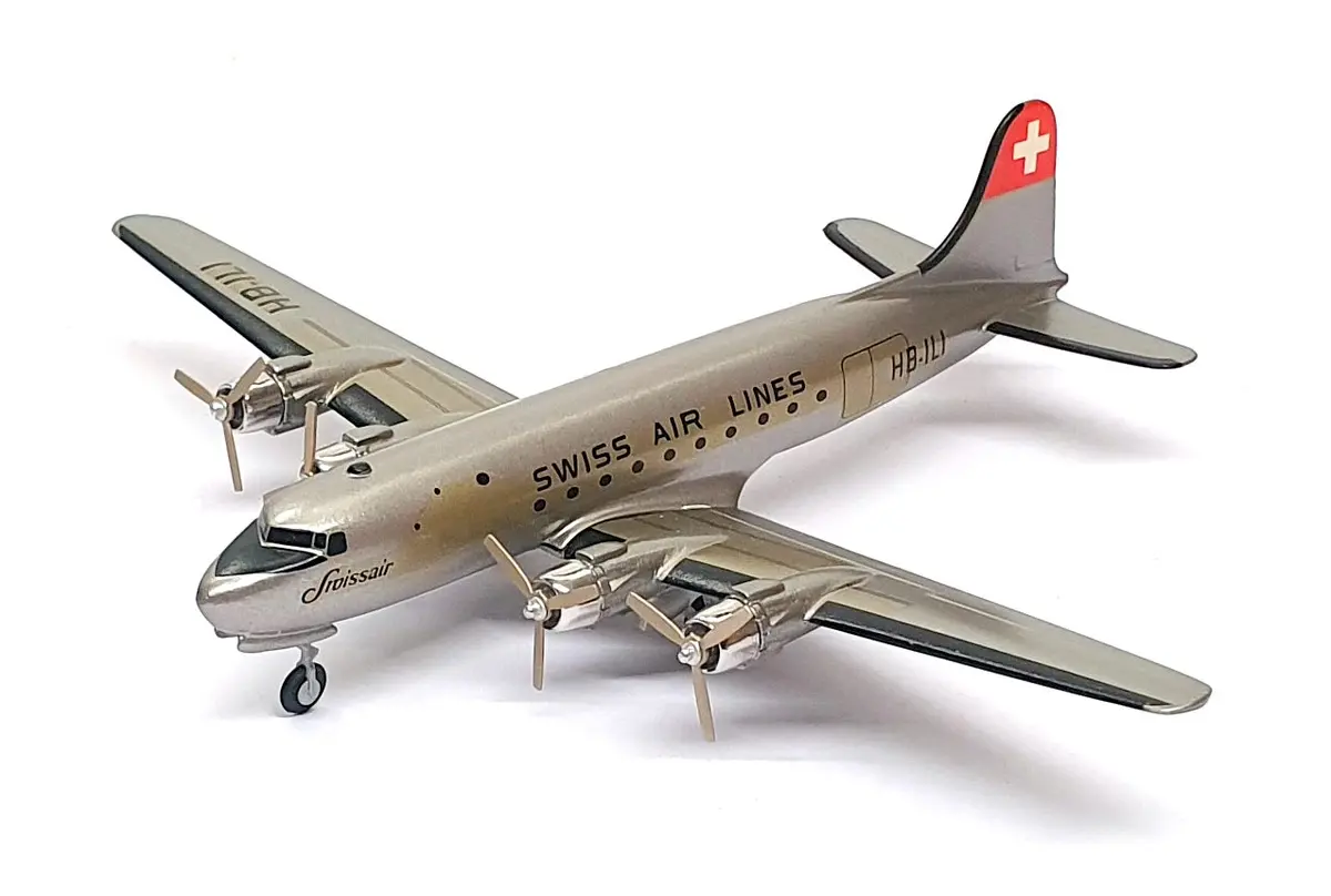 Western Models Ca16e - Douglas Dc-4 Aircraft Swiss Air Lines Hb-Ili 1