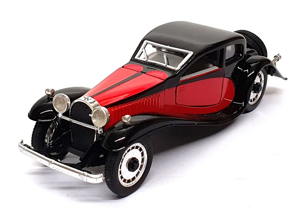 Rio Models 1/43 Scale No. 48 - 1932 Bugatti 5000Cc T50 - Red/Black 1