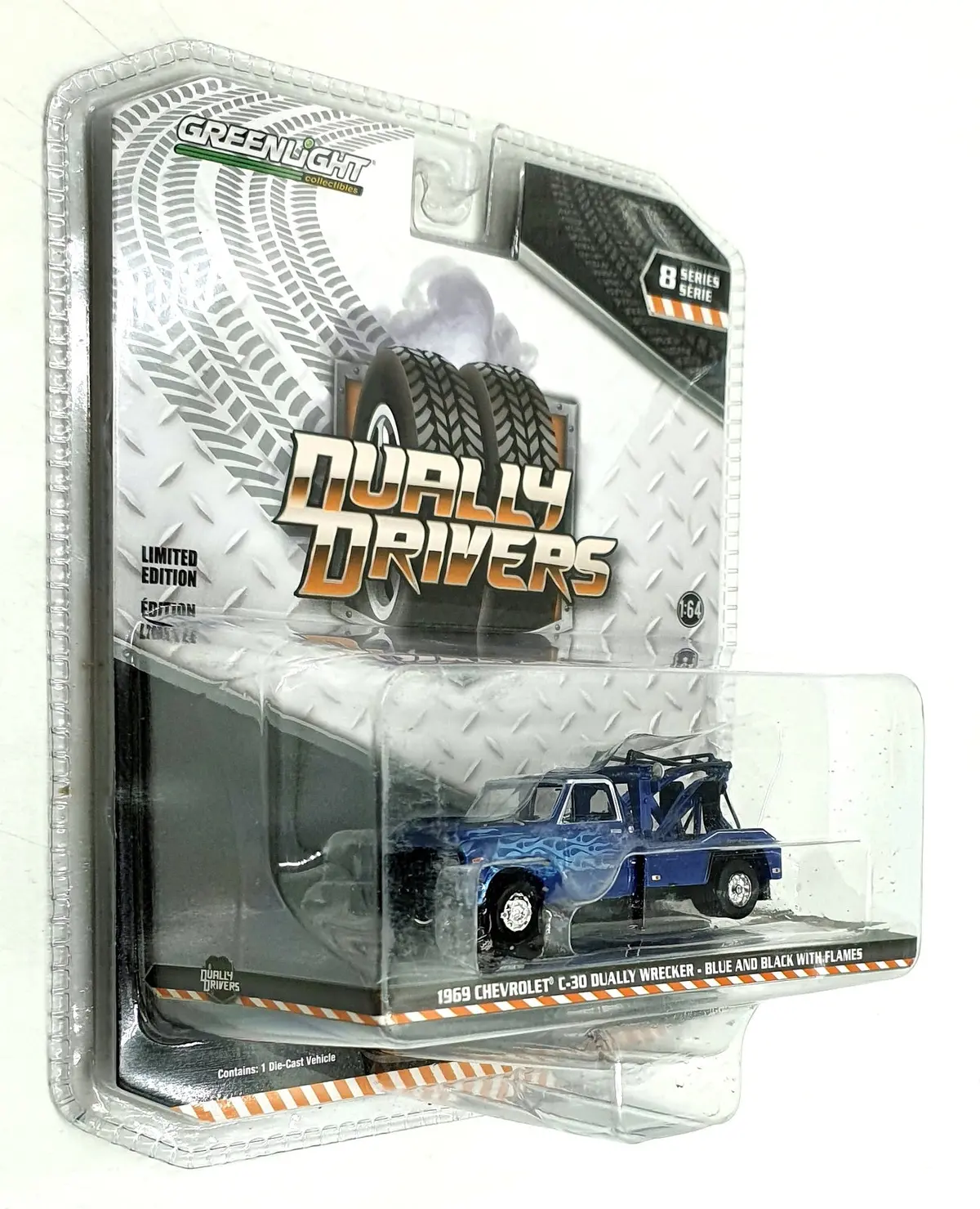 Greenlight 1/64 Scale 46080-A - 1969 Chevrolet C-30 Dually Wrecker 1
