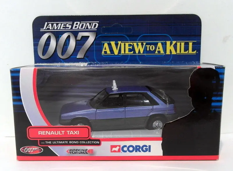 Corgi Appx 1/36 Scale Diecast Ty06402 Renault Taxi A View To A Kill 007 Bond 1