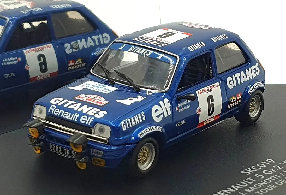 Skid 1/43 Scale Skc019 - Renault 5 Gr. 2 "Gitanes" #6 Tour De Corse 1979 1