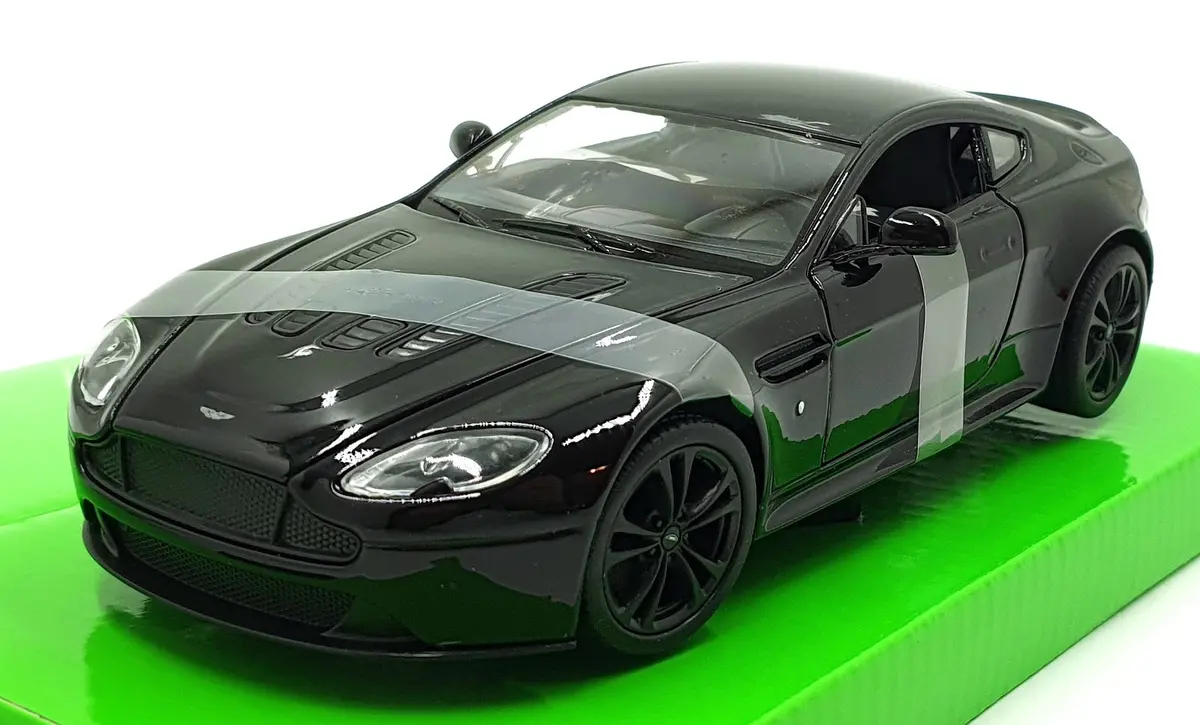 Welly Nex 1/24 Scale Diecast 24129W-Bk - Aston Martin Vantage - Black 1