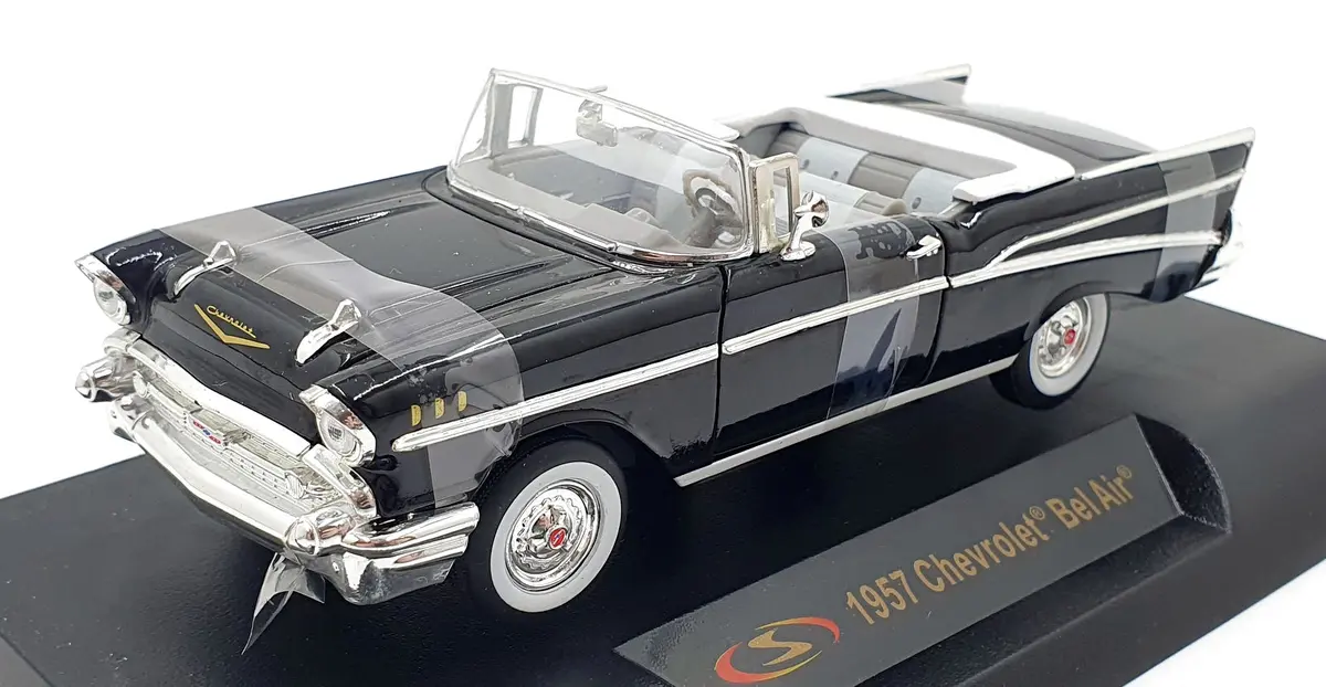 Signature Models 1/32 Scale Diecast 32430 - 1957 Chevrolet Bel Air - Black 1
