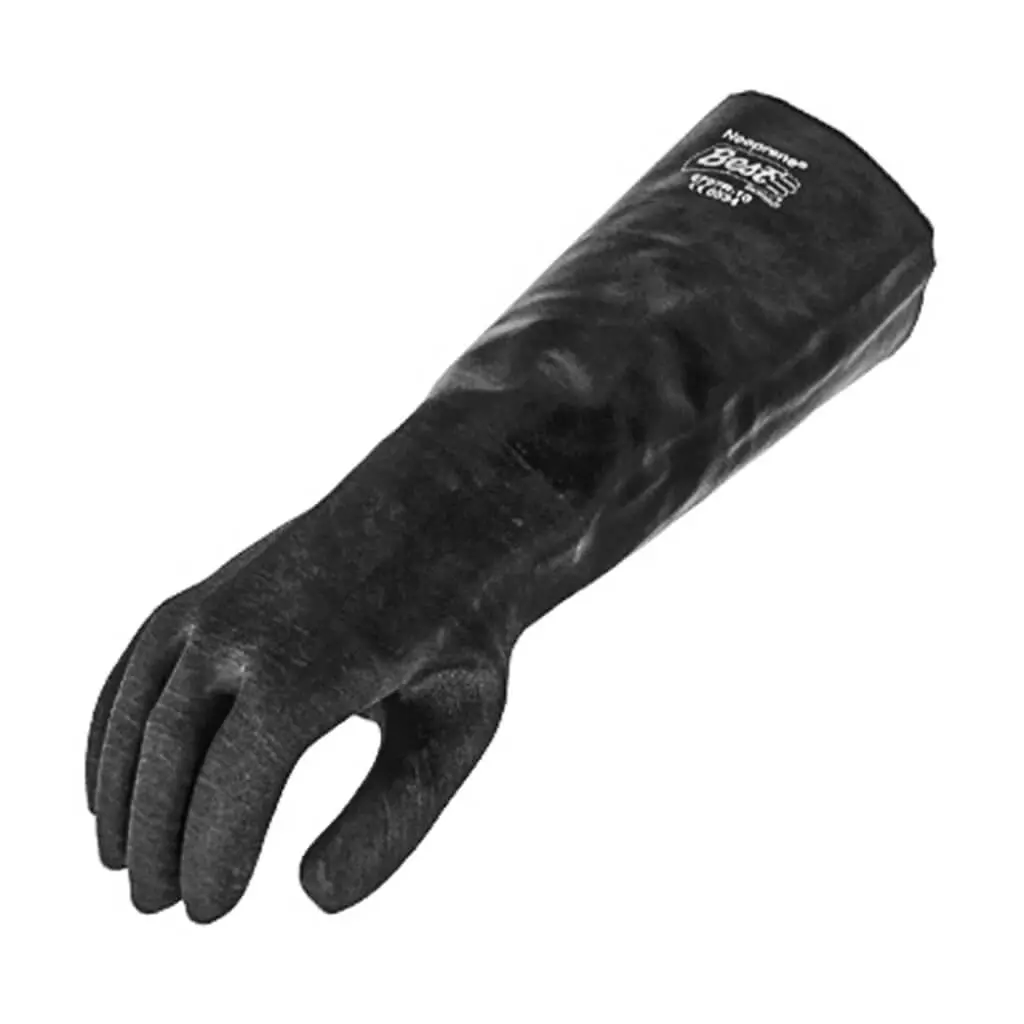 Wayne Safety 6797R 16 In. Neoprene Grab Chemical-Resistant Gloves 1