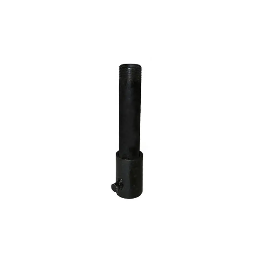 6 In. Black Iron Threaded Waterbox Extension Nipple With Coupling 1