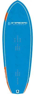 2023 Starboard 5'6" X 21.5" Foil Surf V2 Blue Carbon Foil Board 1