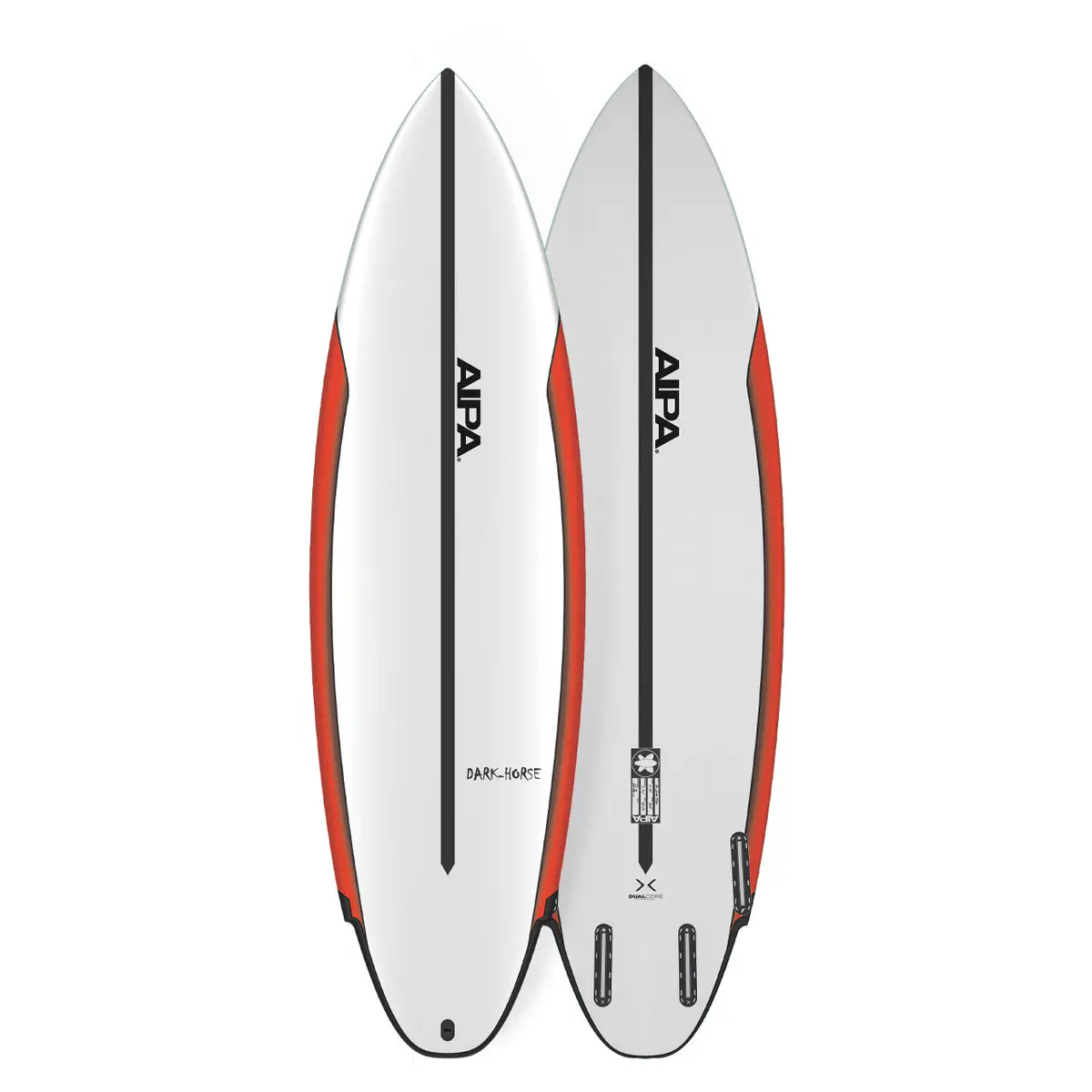 Surftech Aipa Dark Horse/ Dual-Core Surfboard 1
