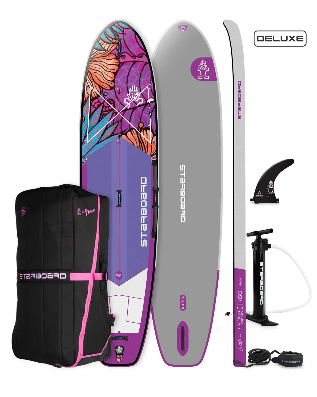 2025 Starboard Inflatable 11'2" X 31+" X 6" Igo Deluxe Sun Sup Board 1